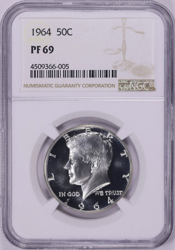 Mezzo dollaro 1964 - kennedy, ngc