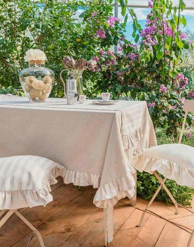 Tovaglia shabby country tinta