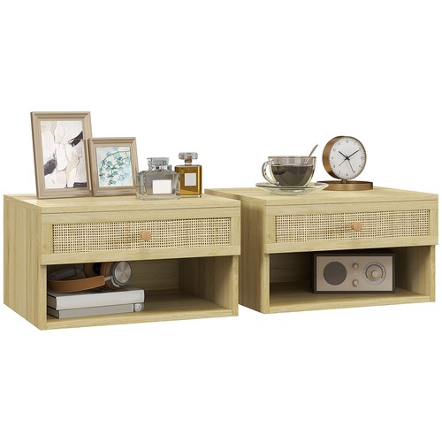 Homcom set comodini - set,