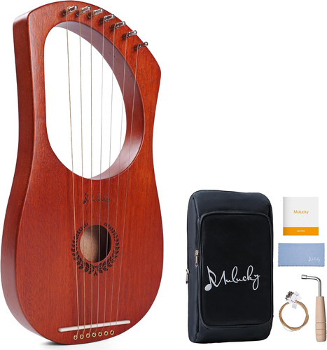 Arpa lira mogano - , corde