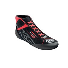 SCARPE KARTING NERO ROSSO
