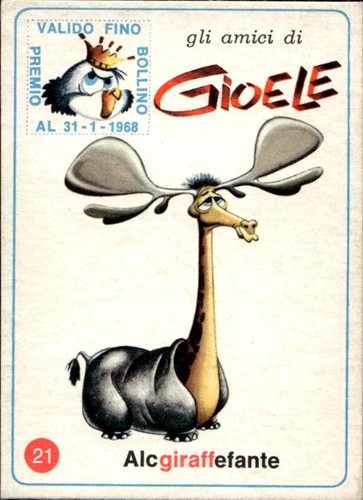 Figurina gli amici gioele - gli, di