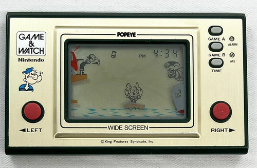 Nintendo game watch wide - game,