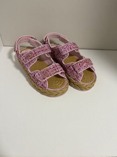 Sandali chanel tweed - chanel, pelle