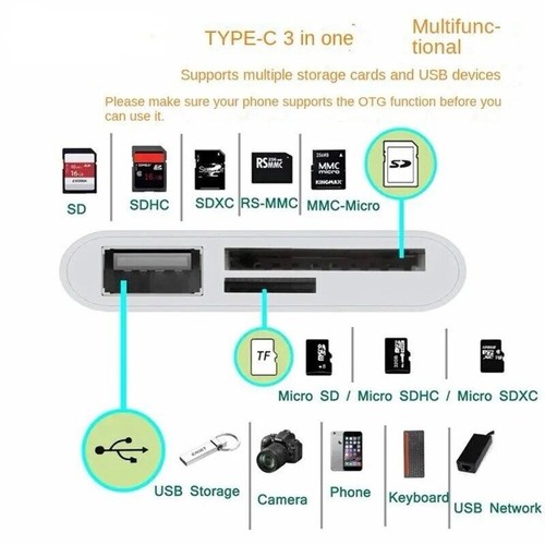 Adattatore usb tipo 1 - usb, c3