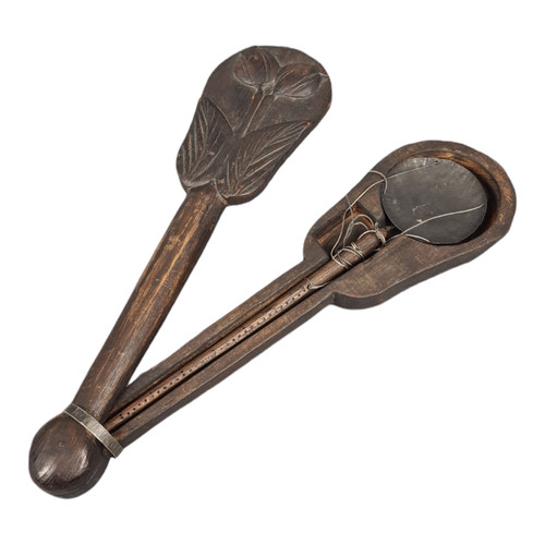 Antica scatola legno - scatola, in