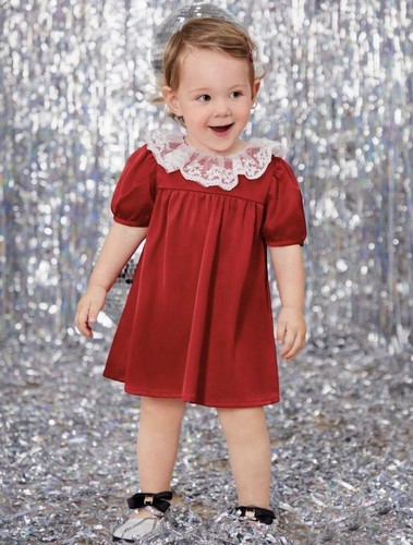 Vestito smock manica sbuffo - vestito,