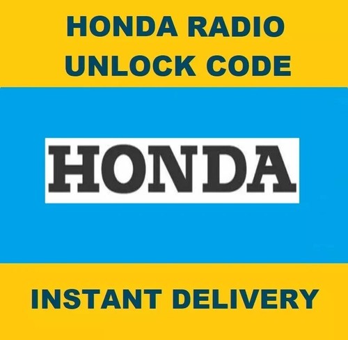 Honda radio sblocco - sblocco, pin