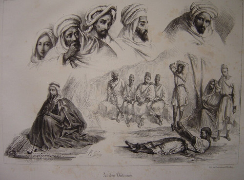 Lithographie croquis - croquis, de