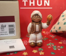 THUN PRESEPE CLASSICO BIANCO # MORO con TORCIA # FUORI PRODUZIONE NUOVO RARO
