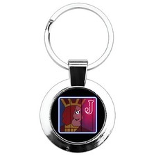 One Eyed Jacks Metal Keyring