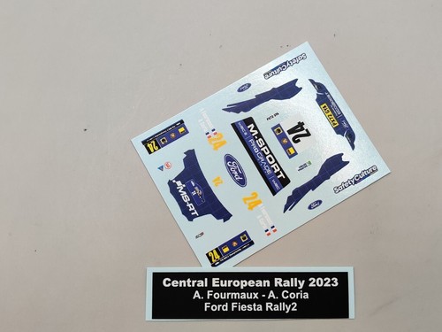 Decalcomanie ford fiesta - decalcomanie, 1/43