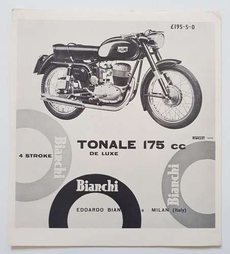 Bianchi tonale 175cc - tonale, de-luxe