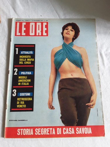 Ore novembre 1962 - #, le