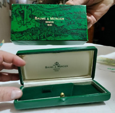 Scatola Baume&Mercier verde con controscatola vintage Swiss made