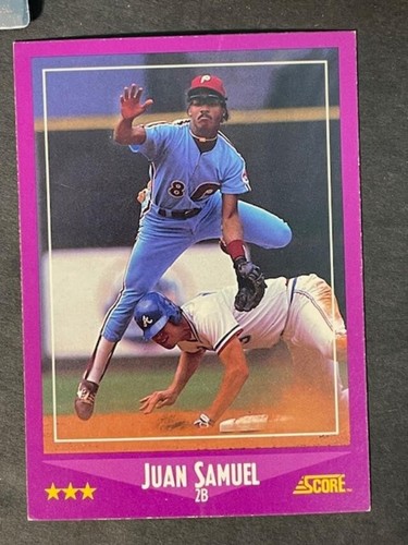 Score 1988 juan samuel - juan, #
