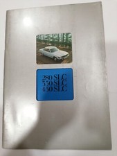 mercedes 280 350 450 slc depliant brochure catalogo book Flugblatt livret