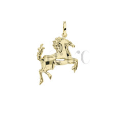 Ciondolo cavallo oro giallo