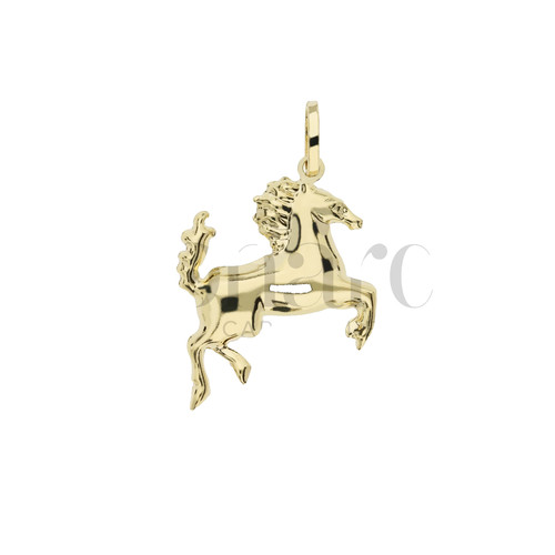 Ciondolo cavallo oro giallo