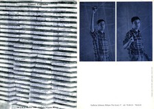 COLOMBO, Gianni. Pieghevole/Invito della mostra Galleria Schwarz, Milano, 1968