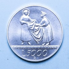 REPUBBLICA ITALIANA 5000 LIRE