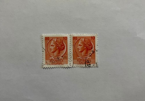 Francobollo siracusana lire - francobollo,
