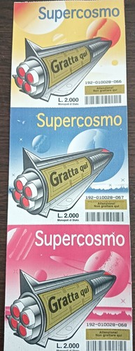Gratta vinci supercosmo - e,