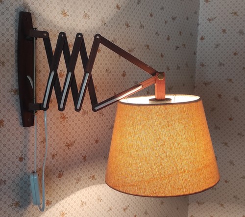 Lampada parete teak - da,