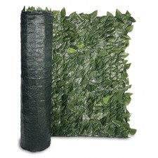 Siepe Sempreverde Mix con Rete ombreggiante 1,5x3 m Foglia Lauro Decorazioni 