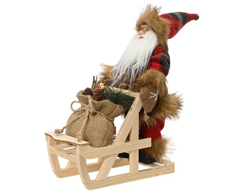 Babbo natale con slitta - natale,