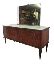 Cassettone con specchiera - ,