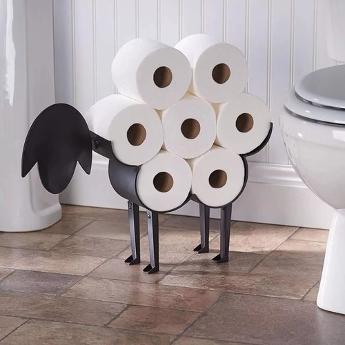 Porta rotolo bagno pecora - rotolo, wc