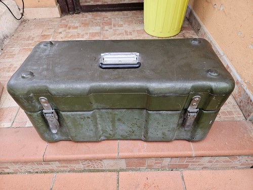 Cassa verde militare - verde, vintage
