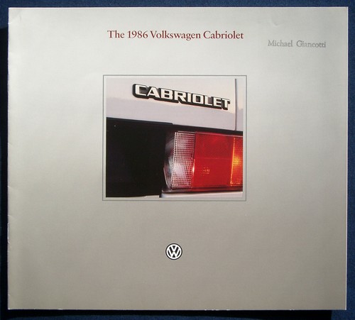Brochure depliant 1986