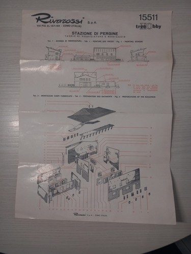 Rivarossi istruzioni stazione - rivarossi,