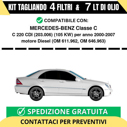 Tagliando per mercedes benz - tagliando, mercedes-benz