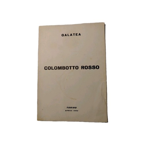 Colombotto rosso dipinti 1962 - rosso,