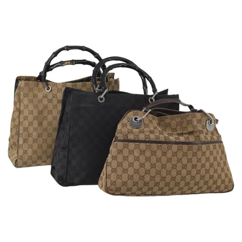 Gucci borsa mano in tela - borsa, a