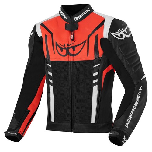 Giacca pelle moto berik - giacca, in