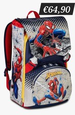 ZAINO Seven Spider-man Webbed Wonder Zaino Scuola Sdoppiabile Big