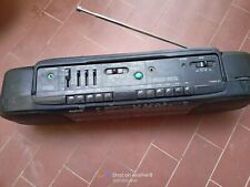 Vintage Sanyo Mw719k Boombox Stereo ad alta Velocita doppiaggio Dual Cassette A