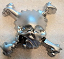 Adesivo Oakley argento 3d