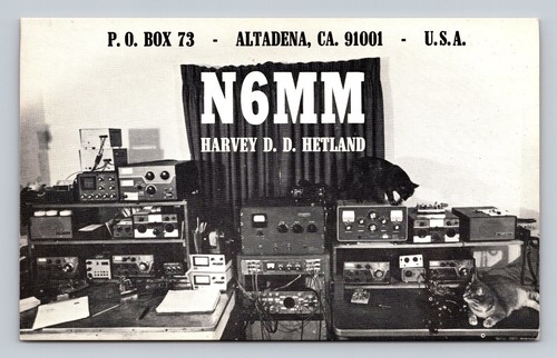 Radioamatore qsl n6mm altadena - qsl,