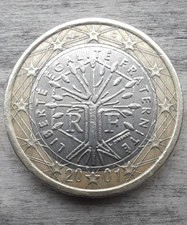 Moneta euro francia 2001 - 1,