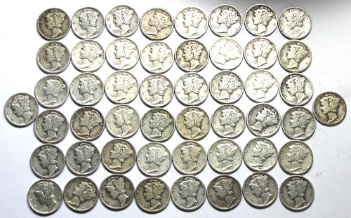Mercury dime lotto date - dime, di