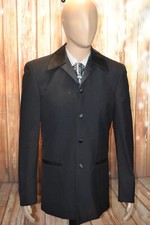 Cappotto tuta smoking uomo Lubiam Loro Piana Super 110s 4 bottoni anteriori taglia 37L