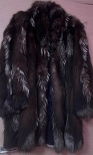 pelliccia di volpe argentata