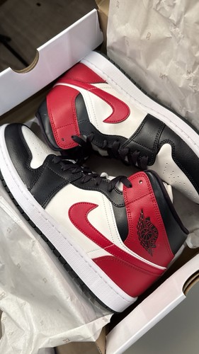 Air jordan one - mid, rosso