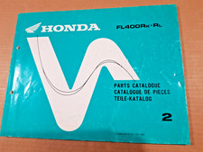 CATALOGO RICAMBI HONDA FL 400