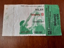 BIGLIETTO STADIO MILAN -